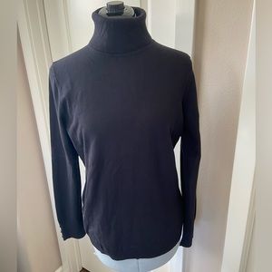 Talbots Turtleneck, Black, Size S
